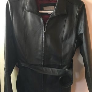 Croft and Barrow women’s leather jacket